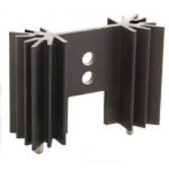 AAVID THERMALLOY 黑色 散热器 ML73/25WPINS, 13.4K/W, 焊接安装, 12.8 x 35 mm x 25.4mm