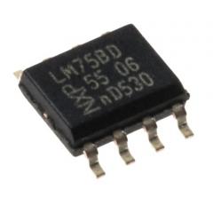 NXP LM75BD 数字温度传感器, ±2 °C, ±3 °C精确度, 串行 - I2C接口, 2.8 - 5.5 V电源