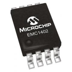 Microchip EMC1402-1-ACZL-TR 11 位 温度传感器, ±2°C精确度, SMBus接口, 3 - 3.6 V电源