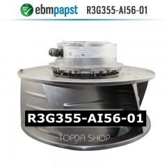 ebm-papst R3G355-Al56-01 3~400VAC 1.75A 950W Φ355mm EC centrifugal fan - RadiPac