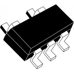 Panasonic DMC261030R 双 NPN 数字晶体管, 100 mA, Vce=50 V, 47 kΩ, 电阻比:1, 5引脚 Mini5 G3 B封装