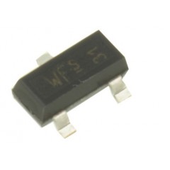 Infineon BCR112 NPN 数字晶体管, 100 mA, Vce=50 V, 4.7 kΩ, 电阻比:1, 3引脚 SOT-23封装
