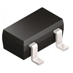 Infineon BCR185E6327 PNP 数字晶体管, 100 mA, Vce=50 V, 10 kΩ, 电阻比:0.21, 3引脚 SOT-23封装