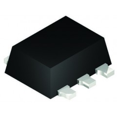 Panasonic DMA9640T0R 双 PNP 数字晶体管, 100 mA, Vce=50 V, 22 kΩ, 电阻比:0.47, 6引脚 SSMini6 F3 B封装
