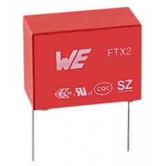 Wurth Elektronik WCAP-FTX2 系列 100nF 聚丙烯电容器 890324025017, ±10%, 275V ac