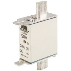 ABB 50A 0 HRC gG 中心焊接式熔断器 1SCA022627R1210, DIN IEC 60269-1-2标准