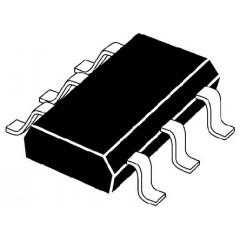 Microchip MCP4725A0T-E/CH , 12 位 DAC, I2C接口, 6引脚 SOT-23A封装