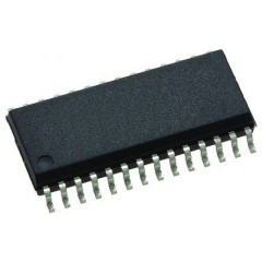 Texas Instruments DAC712U , 16 位 DAC, 100ksps, 并行接口, 28引脚 SOIC封装
