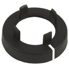 Sifam 黑色 套筒旋钮螺母盖 N111-BLK, 带白色指示灯, 14mm直径旋钮