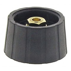Sifam 黑色 套筒旋钮 S290250-BLK, 6.35mm轴, 29mm直径旋钮