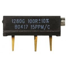 Vishay Foil Resistors 1280G 系列 26 转 通孔 微调电阻器 Y0056500R000K0L, 带焊针接端, 500Ω ±10%, 0.75W