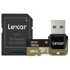 Lexar 128 GB Class 10, UHS-3 SDXC卡 LSDMI128CRBEU1800R