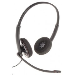 Plantronics C320-M 黑色 头顶戴式 耳机 85619-01, USB插头