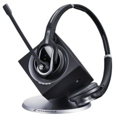 Sennheiser DW Pro 2 Phone 黑色 头顶戴式 无线 耳机 504439