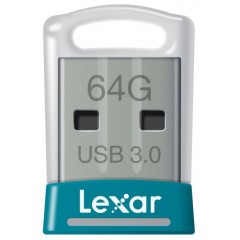 Lexar JumpDrive S45 64 GB USB 3.0 U盘 LJDS45-64GABEU, 具加密功能