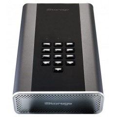 iStorage DiskAshur DT2 1 TB 便携式硬盘 IS-DT2-256-1000-C-G, USB 3.1接口