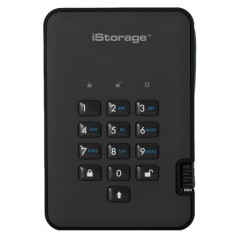 iStorage diskAshur2 黑色 2 TB 便携式硬盘 IS-DA2-256-2000-B, USB 3.1接口
