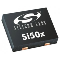 Silicon Labs 501ACA100M000CAF 100MHz 硅振荡器, 4引脚 DFN封装