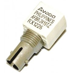 Broadcom 50MBd 865nm 圆形 光纤接收器 AFBR-2419TZ, ST连接器, 27.2 x 12.7 x 10.2mm