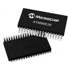 Microchip ATM90E26-YU-B 能量测量 IC, 16 位分辨率, 28引脚 SSOP封装