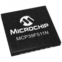 Microchip MCP39F511N-E/MQ 能量计 IC, 10 位分辨率, 28引脚 QFN封装