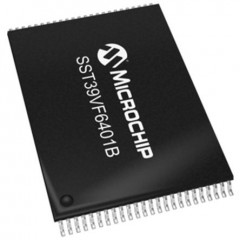 Microchip SST39VF6401B-70-4I-EKE 闪存, 64Mbit (4M x 16 位), 并行接口, 70ns, 2.7 → 3.6 V, 48引脚