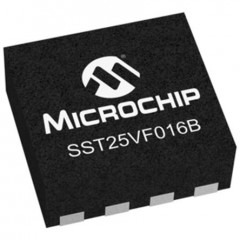 Microchip SST25VF016B-50-4I-QAF 闪存, 16Mbit (2M x 8 位), SPI接口, 8ns, 8引脚 WSON封装