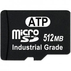 ATP 512 MB Class 6 SLC 工业用 MicroSD卡 AF512UDI-ZADXM