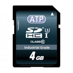 ATP 4 GB Class 10, UHS-1 SLC 工业用 SDHC卡 AF4GSDI-WADXM
