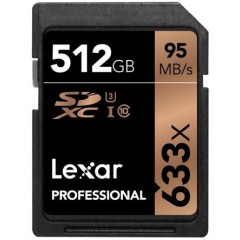Lexar 512 GB Class 10 SLC SDXC卡 LSD512CBEU633