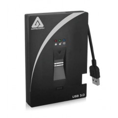 Apricorn Aegis Bio 3 黑色 500 GB 加密 便携式硬盘 A25-3BIO256-500, USB 3.0接口