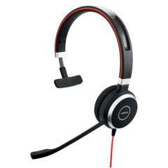 Jabra Evolve 40 黑色 头顶戴式 耳机 6393-823-109, USB插头