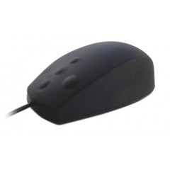 Ceratech AccuMed MOUNA-SIL-CBK 黑色 5按钮 PS/2, USB 有线 工业用 医用 光学 鼠标