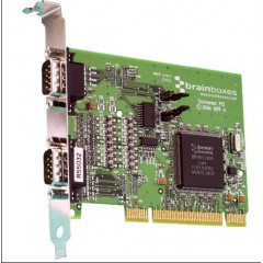 Brainboxes UC-607 2端口 RS232 PCI 板, 230.4kbit/s波特率