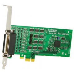 Brainboxes PX-346 4端口 RS422, RS485 PCIe 串行板, 921.6kbit/s波特率