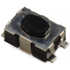 CK IP40 黑色 按钮式 轻触式开关 KMR442NG LFS, 单刀单掷 - 常开, 50 mA 2.11mm 表面安装