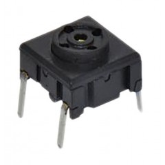 MEC IP67 黑色 平头按钮 轻触式开关 RA3ETH9-09-5, 单刀单掷, 50 mA 6.5 (Dia.)mm 印刷电路板