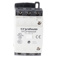 Sensata / Crydom DRC3P48A400R 固态接触器, 3P, 230 V 交流电源, 5A负载, DIN 卡轨安装, 螺钉接端