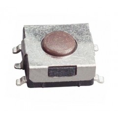 TE Connectivity 棕色 圆形 轻触式开关 1-1437565-8, 单刀单掷, 50 mA 3 (Dia.)mm 印刷电路板