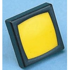 Schurter 黄色 按钮式 轻触式开关 1241.1102.7091, 单刀单掷 - 常开, 80 mA