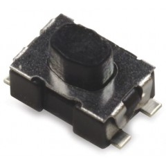 CK IP67 黑色 按钮式 轻触式开关 KMR621NG LFS, 单刀单掷 - 常开, 50 mA 2.11mm 表面安装