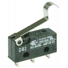 ZF DB2C-A1SC 单刀双掷 - 常开/常闭 模拟滚轮杠杆 微动开关, 10.1 A @ 250 V 交流