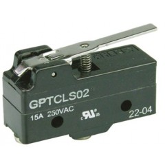 ZF GPTCLS02 单刀双掷 - 常开/常闭 短杆 微动开关, 15 A @ 250 V 交流
