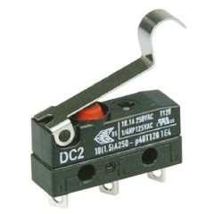 ZF DC2C-A1SC 单刀双掷 - 常开/常闭 模拟滚轮杠杆 微动开关, 10.1 A @ 250 V 交流