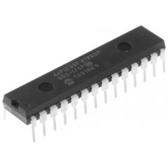 Microchip dsPIC33FJ128GP802-I/SP 16bit DSP（数字信号处理器）, 40MHz, 128 kB ROM 闪存, 16 kB RAM, 10x12bit ADC