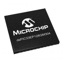 Microchip dsPIC33EP 系列 DSPIC33EP128GM304-I/ML 16bit DSP（数字信号处理器）, 70MIPS, 128 kB ROM 闪存