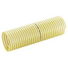 Merlett Plastics 9110200409200 10m长 47.6mm外径 黄色 PVC 强化 软管, 6.5 bar, 180mm弯曲半径