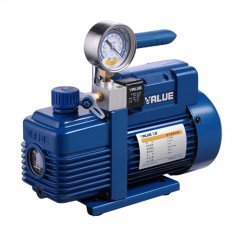 VRLUE 真空泵 VI280SV 220v (双级新冷媒4升带电磁阀和表) 395X145X257mm
