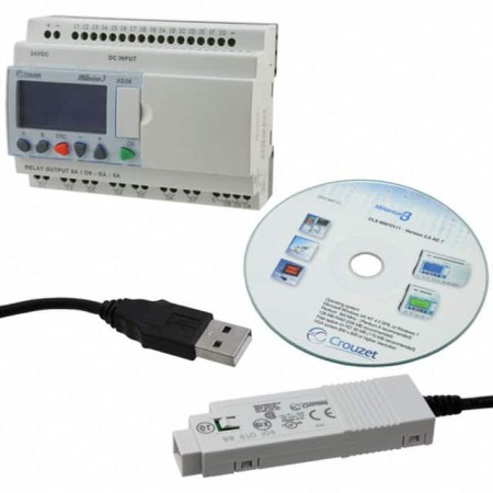 Crouzet 88974084  10 - 继电器  LCD - 白色字符，背光
