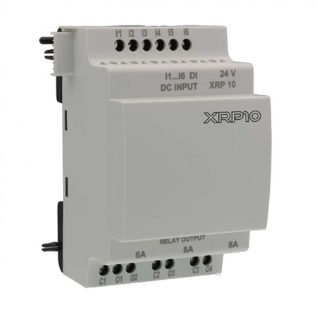 Crouzet 88975201  输入，输出（I/O）模块  输入数和6 - 数字  输出数和4 - 继电器  安装底座安装，DIN 轨道  -